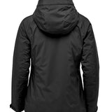 Women's Premium Waterproof & Breathable Waterproof Jacket With Adjustable Hood - Black