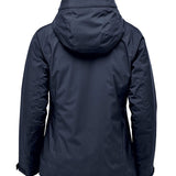 Women's Premium Waterproof & Breathable Waterproof Jacket With Adjustable Hood - Navy