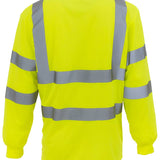 Men's Classic High Visibility Long Sleeve T-Shirt - Yellow