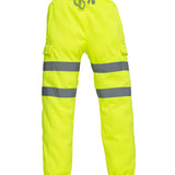 Men's Classic High Visibility Soft Feel Joggers - Yellow