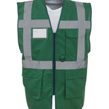 Unisex Recycled Executive Waistcoat - Paramedic Green