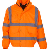 Unisex Professional High Visibility Bomber Jacket - Orange