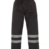 Men's Classic High Visibility Waterproof Over Trousers - Black